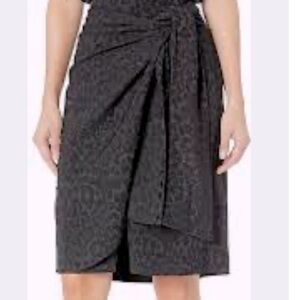 BCBGMaxAzria Black Wrap Skirt NWT